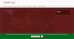 Desktop Screenshot of parkcafe-berlin.de